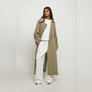 Oak + Fort Oversized Trench Coat